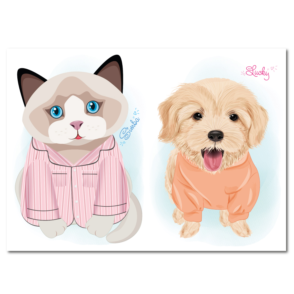 "Студія краси" книга з наліпками "Dogs & Cats" 