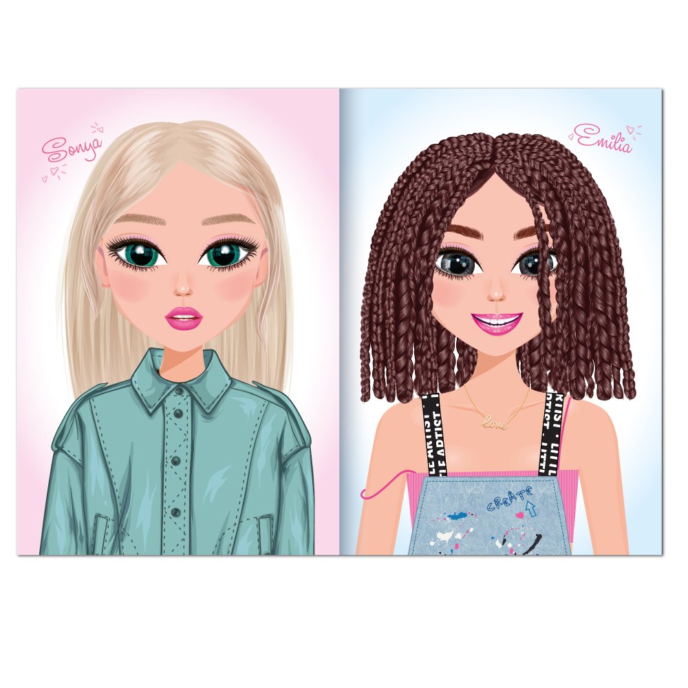 "Студія краси" книга з наліпками "HairStyle & Accessories" 